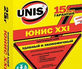 Юнис 21/Unis XXI (Плиточный клей) (25 кг)