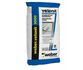 Вебер-Ветонит 3000/Vetonit 3000(Наливной пол финишный) (25 кг)