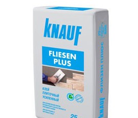 Клей плиточный Флизен плюс (25 кг, 36 меш./поддон) Knauf