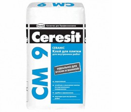 Церезит СМ 9/Ceresit CM 9 (Плиточный клей)(25 кг)