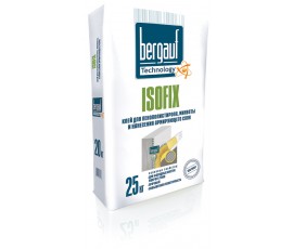 Клей для пенополистирола, минваты и нанесения армирующего слоя Bergauf ISOFIX