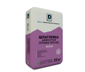 Шпатлёвка De Luxe Профи Фасад белая