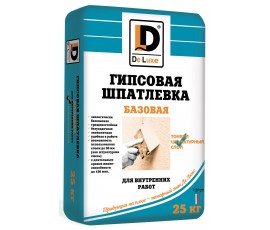 Базовая гипсовая шпатлевка De Luxe