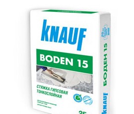 Пол гипсовый наливной (25 кг) 'БОДЕН 15' Knauf