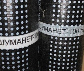 Шуманет 100 Супер (плита звукопоглощающая под стяжку), 15м2, толщина 4мм